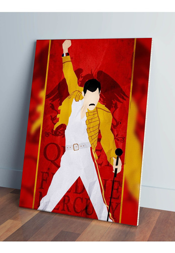 Cuadro  Freddie Mercury 524 30x40 Mdf Memoestampados