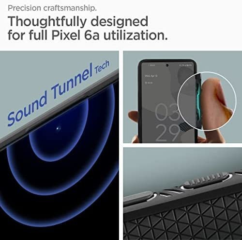 Imagen 7 de 8 de Funda Spigen Liquid Air Para Google Pixel 6a - Negro