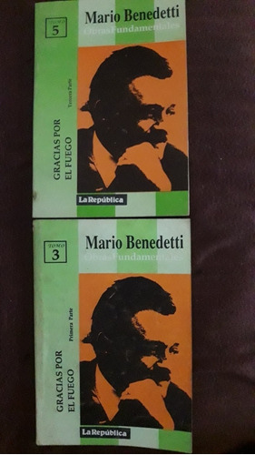 Libros Obras Fundamentales Mario Benedetti Gracias Por Fuego