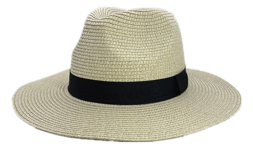 . Sombrero Ancho De Paja Con Forma De M, Moderno, Ocio,