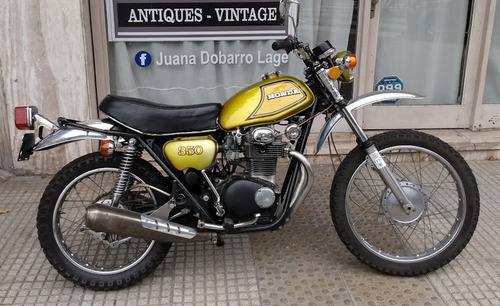 Moto Honda Sl 350 K2 1972 Clasica De Coleccion