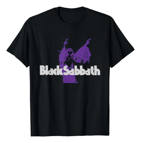 Camiseta Oficial De Ozzy Morada De Black Sabbath