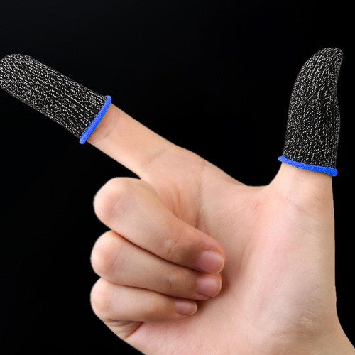 20 Piezas Gaming Finger Sleeves Gamer Thumb Protector Azul