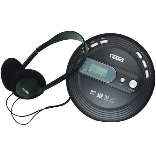 Naxa Npc330 Delgado Personal Mp3/cd Con Radio Fm
