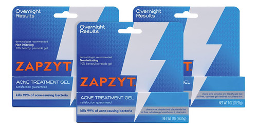 Zapzyt Maximum Strength - Gel De Tratamiento Para El Acné, 1
