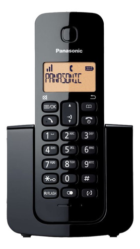 Teléfono Panasonic KX-TGB113 inalámbrico - color negro