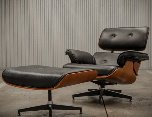 Sillón Poltrona Eames Lounge Y Otomano  Nuevo