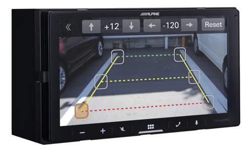 Autoestereo Alpine Pantalla Lcd Táctil 7 Pulgadas 2 Din 4 Ch Negro