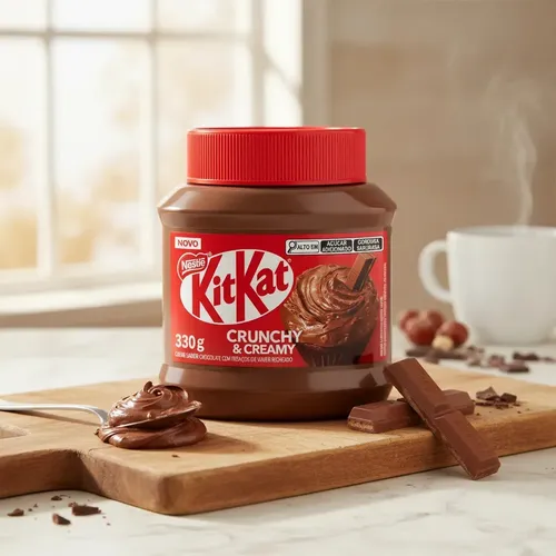  Creamy Chocolate おまけタイツつき Pote Creme Chocolate Crocante Kit Kat Crunchy & Creamy 330g Nestlé