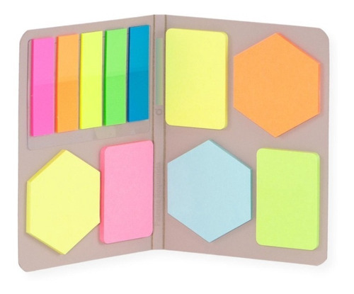 Imagem 2 de 3 de Caderno Maturidade Miolo Pr+stick Note 6 Rosa+caneta Branca