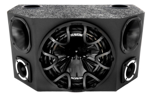 Caixa Som Completo Sub Bravox 12 Pol + Taramps Tl 1500