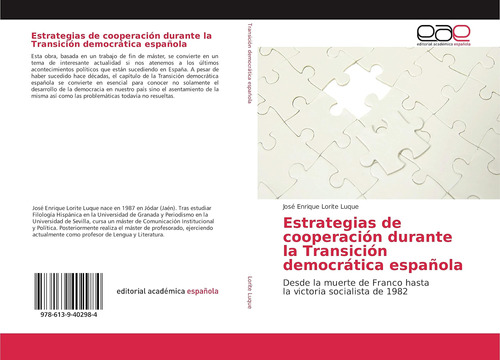 Libro: Estrategias De Cooperación Durante La Transición Demo