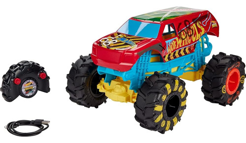 Hot Wheels Rc Monster Trucks 1:15 Scale Hw Demo Derby, 1 Cam