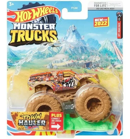Monster Trucks - Hot Wheels - Town Hauler - 1:64 - Premium