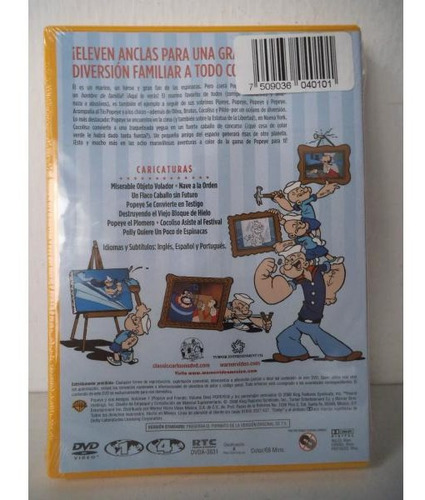 Imagen 2 de 2 de Popeye Y Sus Amigos Vol 1 Dvd