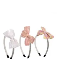 Comprar Tiaras Con Brillos Modelo Moña En Pack X 3