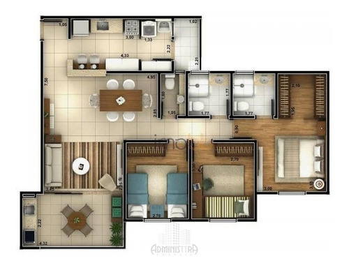 Imagem 10 de 10 de Apartamento A Venda Campoolim Sorocaba Sp - Ap-2075-1