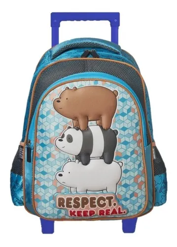 Mochila Osos Escandalosos Primaria Con Carro Ad956 Meses sin