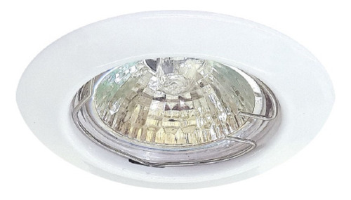 X2 Lampara Base Spot Led Empotrar Plafon P/ Mr16 Blanco