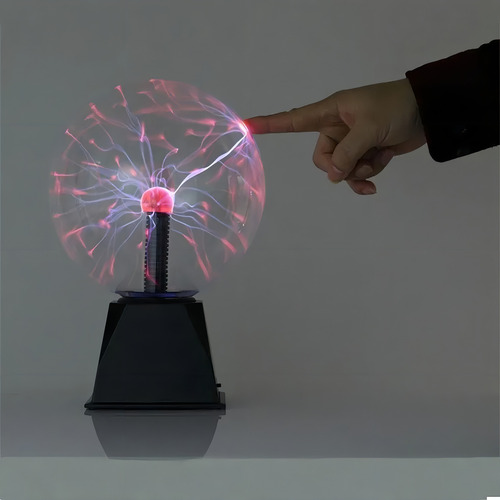Lampara Esfera Plasma Bola Neón Escritorio Mesa Decoración C