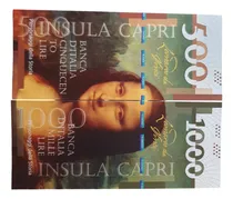 Comprar 2 Billetes De Fantasía Coleccionables Mona Lisa Souvenir