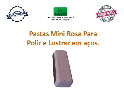 Pasta Lilás Mini Polir E Lustrar Alumínio, Metais, E Aços