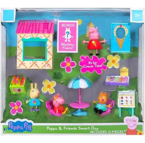 Figuras Peppa Pig Doce Dia Com Os Amigos Hora De Brincar