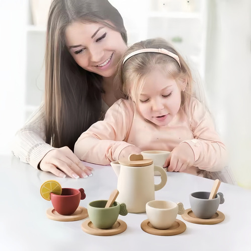 Set De Juguetes De Simulación Para Té De La Tarde, Regalo Pa