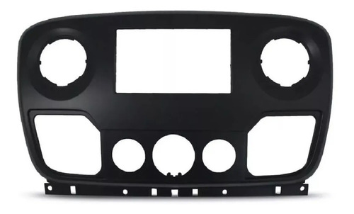 Imagem 3 de 6 de Moldura Fiamon 2din Renault Master 2013 2022 Preta 4091