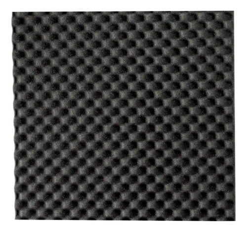Espuma Acústica Kit C/ 12 Placas - 50cm X 50cm X 2cm - C.o Cinza