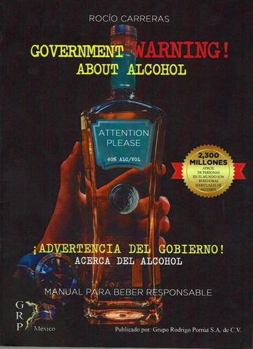 Advertencia Del Gobierno, Acerca Delalcohol,carreras, Rocio