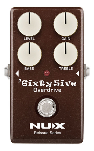 Pedal Analógico Overdrive Nux 6ixty5ive Color Caqui