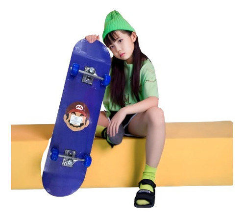 Tabla Patineta Skate Infantil Niño Superheroes,juego,deporte