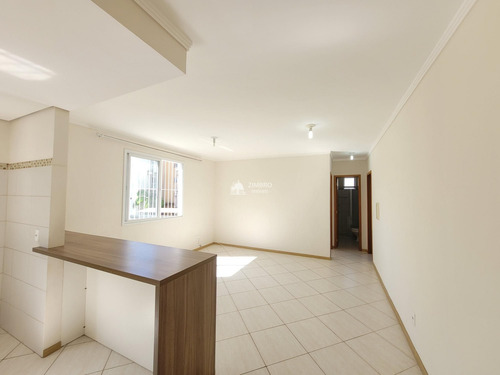 Imagem 2 de 17 de Apartamento De 02 Dormitórios Para Alugar Em Santa Maria Com Churrasqueira E Vaga Na Garagem - 86136