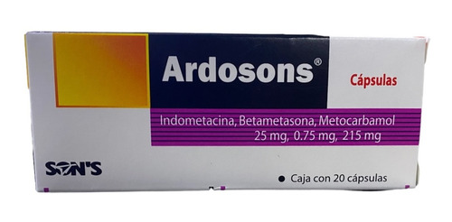 Ardosons 25/0.75/215 Mg 20 Cápsulas