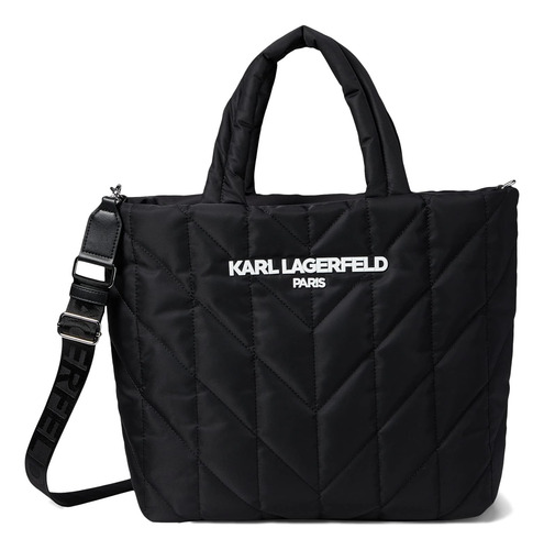 Karl Lagerfeld Paris Voyage Tote Negro Talla Única