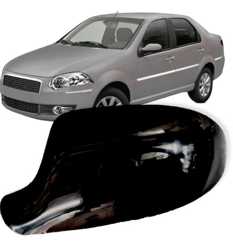 Tapa Cacha Espejo Para Fiat Siena 12/15 Grande Liso Izquierd