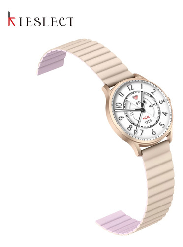 Imagen 4 de 6 de Reloj Inteligente Smartwatch Kieslect Lady Lora Gold