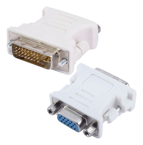 Adaptador DVi-i 24+5 pines macho a VGA 15 pines hembra