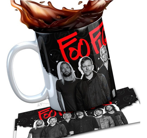 Taza Foo Fighters Rock Ceramica Calidad Importada Estampada