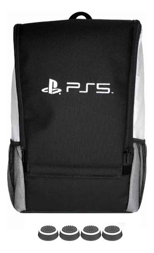 Bolso Transporte Playstation 5 Ps5 Logo + Grips   