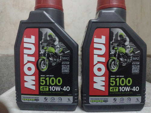 Aceite Motul 5100 10w40 Semisintético 4 Tiempos 