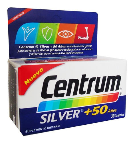Centrum® Silver 50+ *30 Tableta - Unidad a $1543