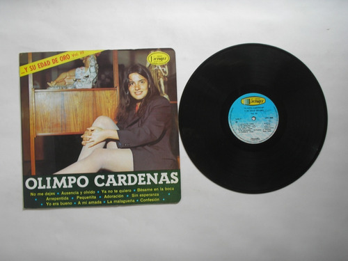 Lp Vinilo Olimpo Cárdenas Su Edad De Oro V1 Colombia 1970