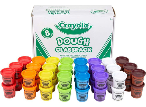 Paquete De Clase De Masa Crayola - 8 Colores Surtidos (48 Un