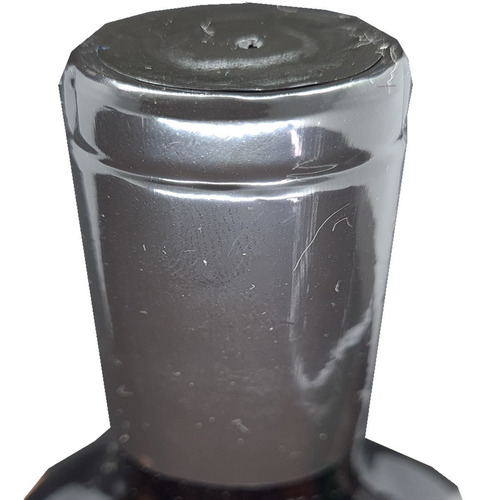 Mil Lacre Termoencolhível Vinho Cor Preto Brilhante 34mmx6mm