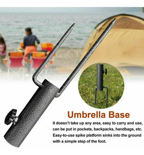 Sombrilla De Pesca Soporte De Base De Sombrilla Ajustable