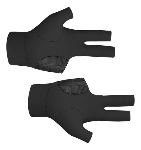 Guantes De Billar De, 2 Uds., Negro Derecha E Izquierda