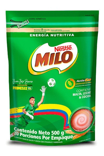 Leche Achocolatada Milo Doy Pack Polvo X 500 Gr