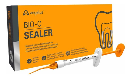 Bio C Sealer Cemento Obturador Angelus 4 Jeringas De 0.5g